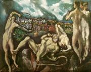 El Greco laocoon oil painting on canvas